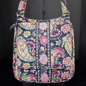 Vera Bradley Mailbag Crossbody Bag "Petal Paisley" Retired Pattern